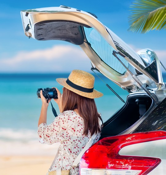 Photographe sur la plage